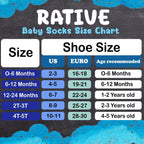 RATIVE Ankle Anti Slip Non Skid Organic Cotton Socks with Grips Grippers (12-Pairs/AG-200)
