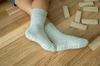 RATIVE Non Skid Anti Slip Cotton Crew Toddler Socks for Kids Boy Boys With Grip Grippers (RU-4CL)