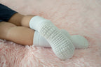 RATIVE Non Skid Anti Slip Cotton Crew Toddler Socks for Kids Boy Boys With Grip Grippers (RU-4CL)