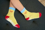 RATIVE Non Skid Anti Slip Cotton Crew Toddler Toddlers Socks for Kid Boys (12-pairs/RB-71317)
